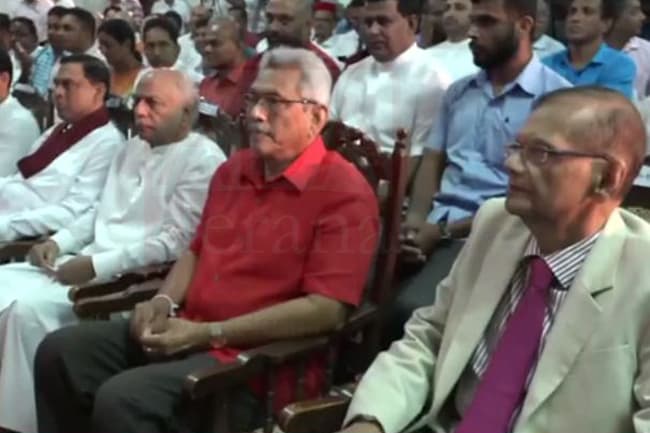 Ceremony to form ‘Sri Lanka Nidahas Podujana Sandhanaya’ commences