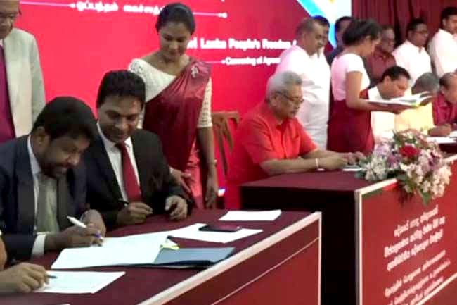 17 parties sign agreement to form ‘Sri Lanka Nidahas Podujana Sandanaya’