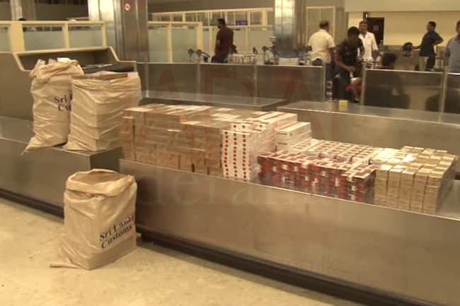 Two including woman busted with foreign cigarettes worth over Rs. 4 Mn