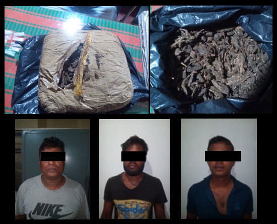 Three drug peddlers nabbed in Kiribathgoda