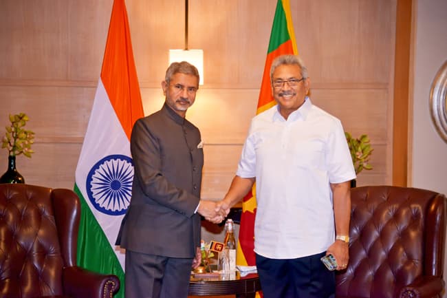President meets Indian External Affairs Minister