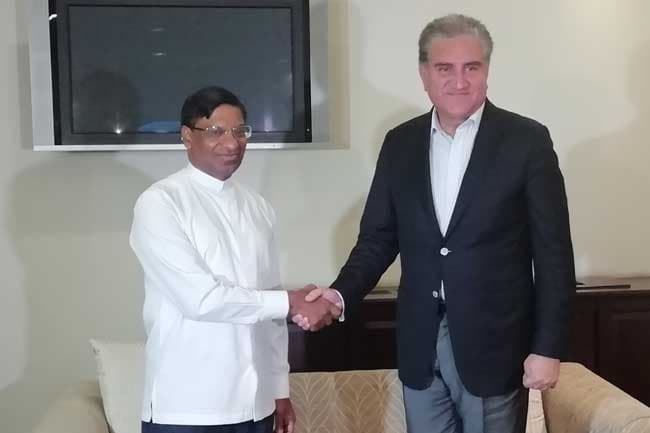 Pakistani Foreign Minister in Sri Lanka