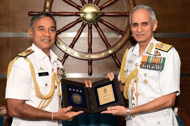 Indian Navy chief on four-day visit to Sri Lanka