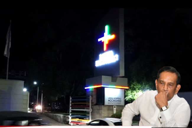 Rajitha admitted to ICU
