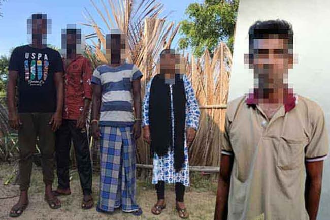 Navy nabs five Sri Lankan refugees who illegally returned from India