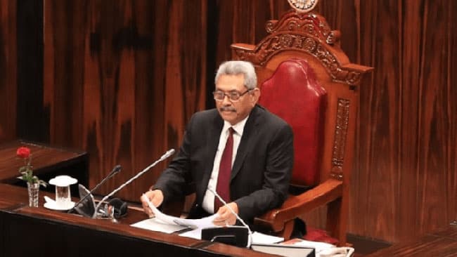President’s full statement in Parliament