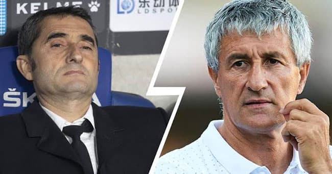 Barcelona sack coach Valverde, appoint Setien