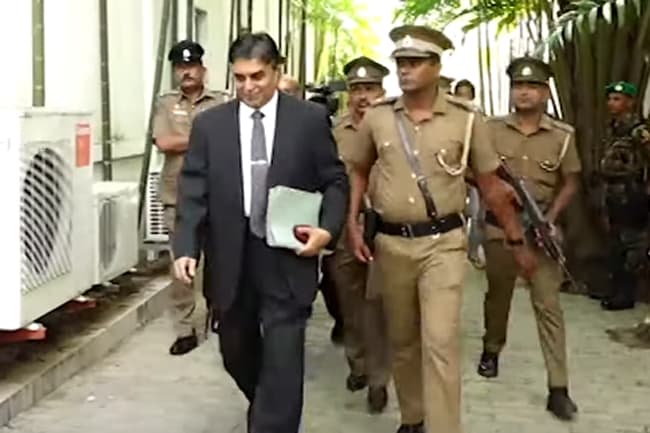 Pujith arrives at PCoI on Easter attacks