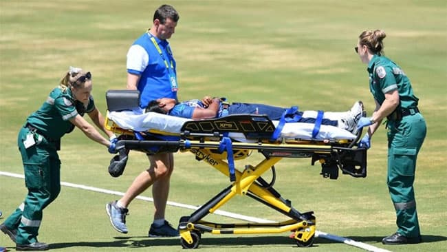 Sri Lanka’s Achini Kulasuriya cleared of serious injury after horror blow