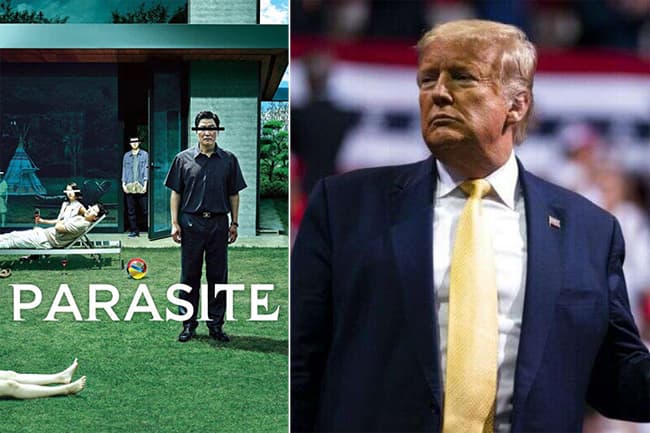 Trump isn’t pleased a South Korean film won best-picture Oscar