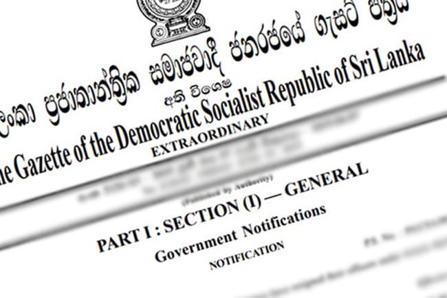 Four gazettes regarding General Election to be issued tonight