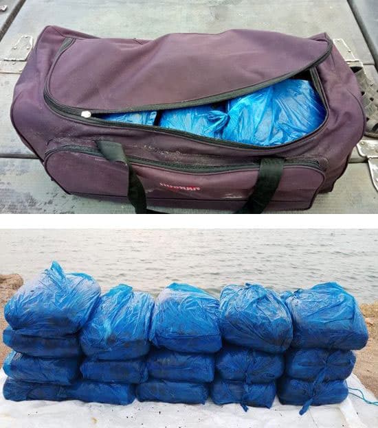76kg of Kerala cannabis found floating at sea