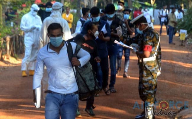 206 quarantined persons leave Vanni quarantine center