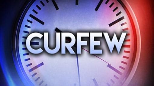 Updated announcement on curfew