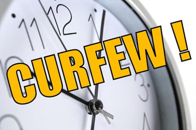 Island-wide curfew in force until Monday