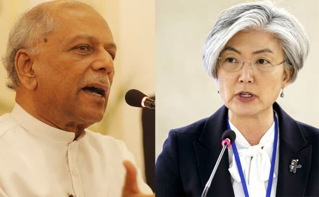 Foreign ministers of S. Korea, Sri Lanka discuss virus responses over phone