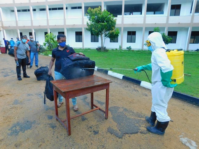 302 persons have completed quarantine at Boossa quarantine center - Navy