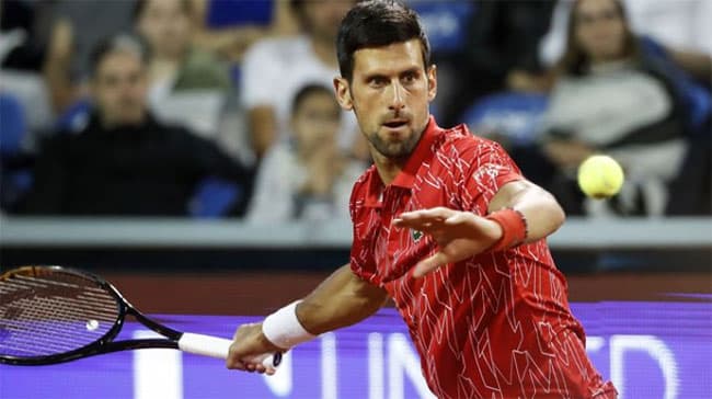 Novak Djokovic tests positive for coronavirus