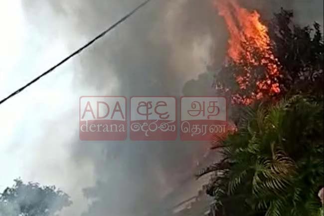 Fire in Pethiyagoda guts 6 houses