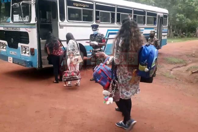 165 civilians at SLAF quarantine centre in Vanni released