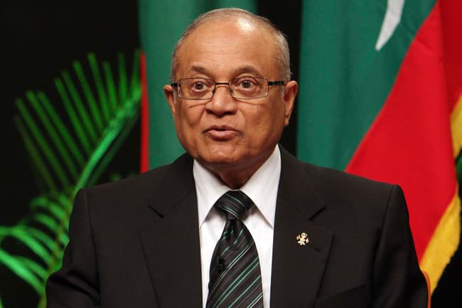 Maldives ex-President tests positive for COVID-19