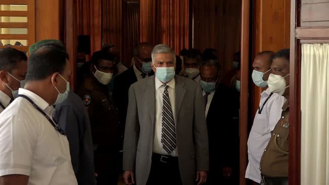 Ranil leaves PCoI after testifying on Easter attacks