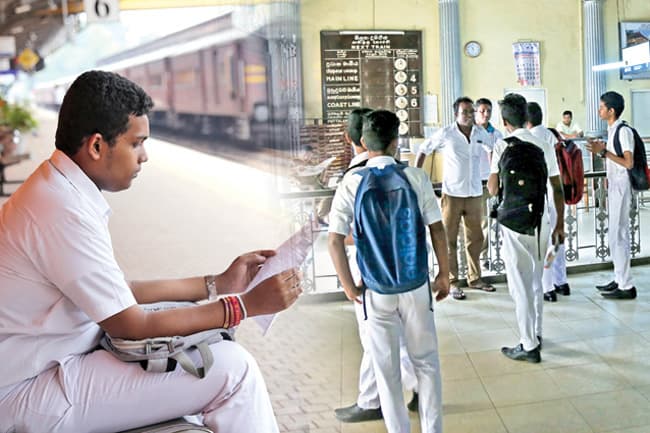 Special train arrangements for A/L & Scholarship exam candidates