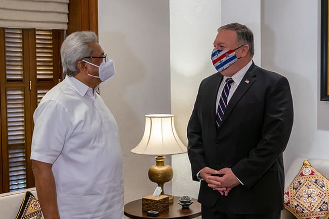 President says Sri Lanka will not be embroiled in spats between power blocs
