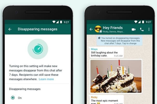 WhatsApp introduces ‘disappearing messages’ feature