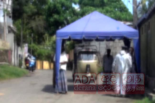 Travel restrictions on a village in Kalutara after Covid-19 exposure