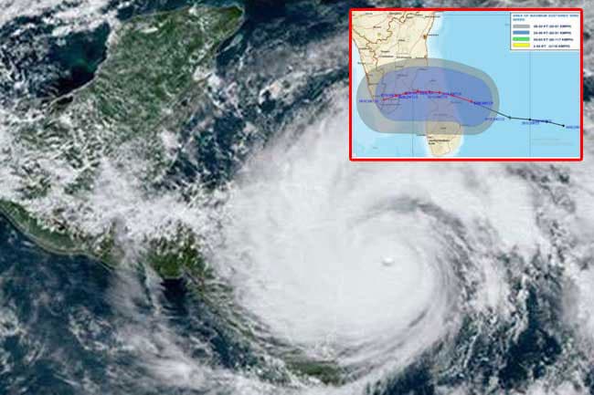 Cyclone ‘Burevi’ expected to landfall near Mullaitivu