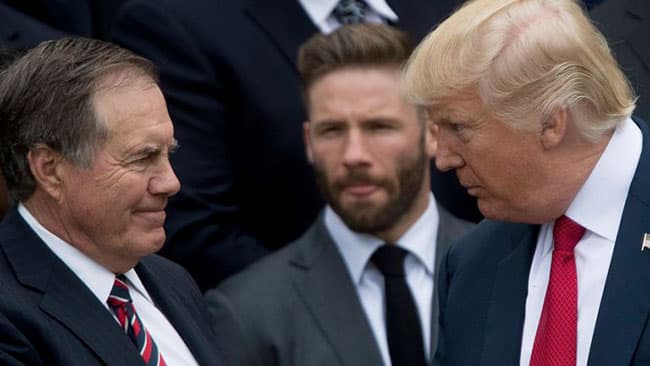 Bill Belichick declines Presidential Medal of Freedom from Trump