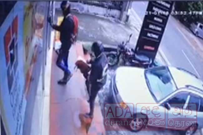 CCTV footage of armed robbery at Miriswatta
