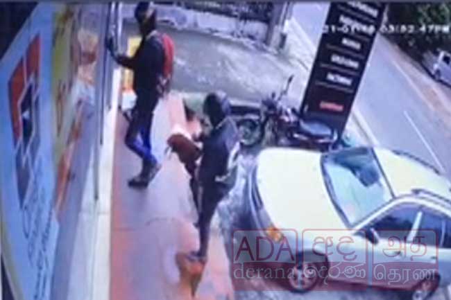 CCTV footage of armed robbery at Miriswatta