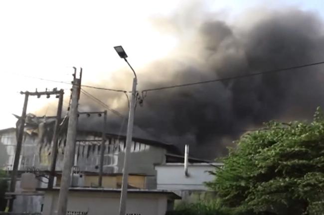 Fire erupts at factory in Katunayake FTZ
