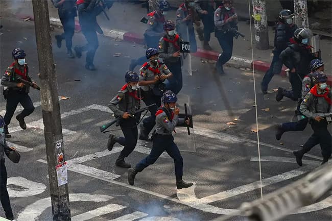 At least 18 killed in Myanmar during anti-coup protests