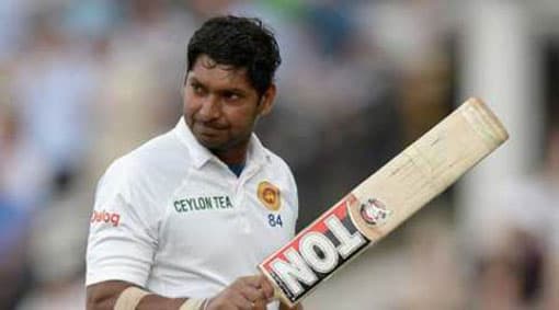 Kumar Sangakkara plays his final Test innings