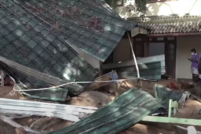 More than 1,300 people afflicted by adverse weather