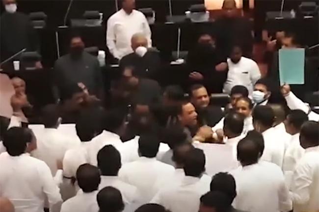 Tense situation ensues in Parliament