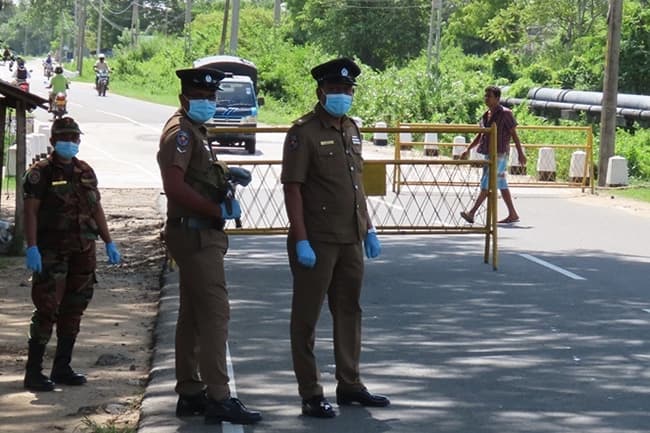 Five police areas, 3 Grama Niladhari divisions isolated