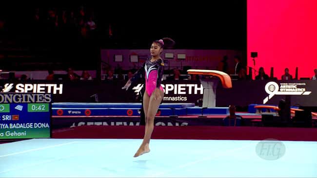 Sri Lankan gymnast Milka Gehani qualifies for Tokyo Olympics