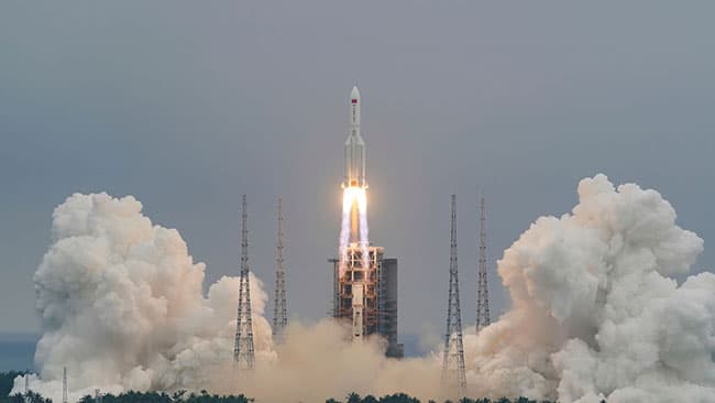 China says rocket debris landed in Indian Ocean west of Maldives