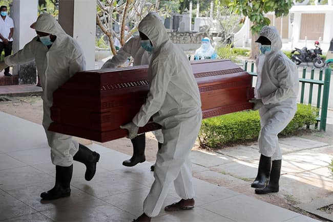Sri Lanka reports oldest COVID-19 victim among 33 new deaths