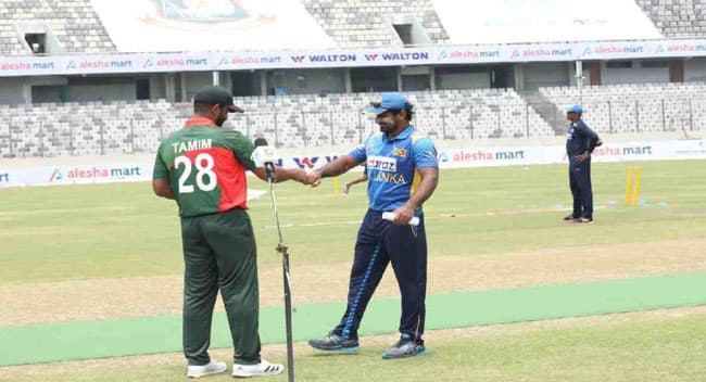 Bangladesh opts to bat first in 2nd ODI against Sri Lanka