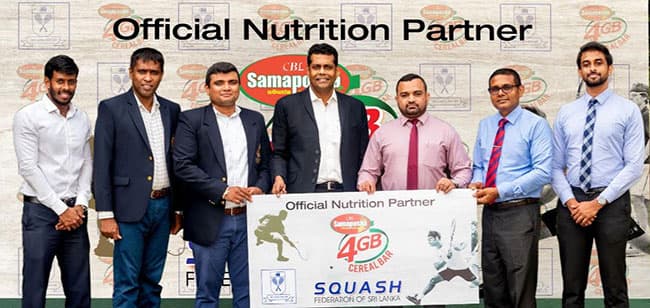 CBL Samaposha joins hands with Sri Lanka Squash Federation