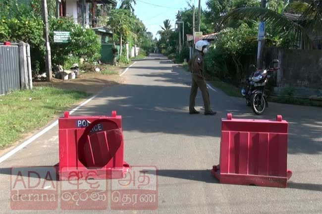 Locality in Kegalle District isolated; restrictions on six areas lifted