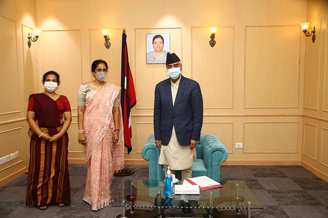 PM Rajapaksa congratulates newly appointed Nepali Prime Minister