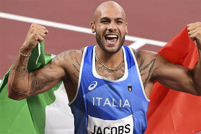 Italy’s Marcell Jacobs wins historic 100m gold at the Tokyo Olympics