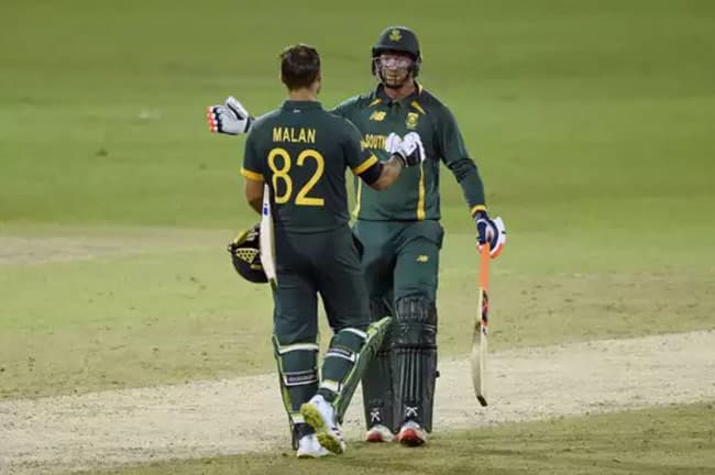 Malan’s ton helps South Africa to 283