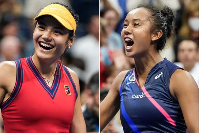 Emma Raducanu and Leylah Fernandez to meet in first all-teen US Open final since 1999